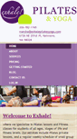 Mobile Screenshot of exhalepilatesyoga.com
